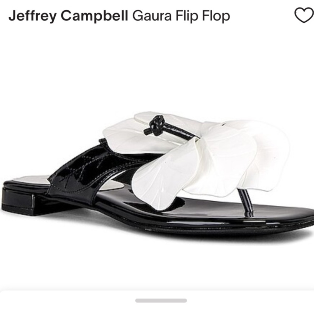 NWOT Jeffrey Campbell Gaura Black/White Sandal